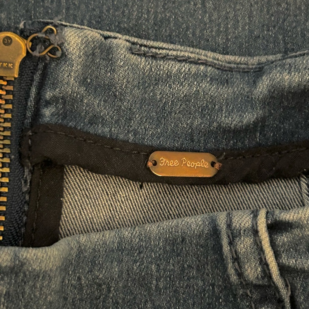 Free People Denim Mini Skirt - Picture 3 of 3